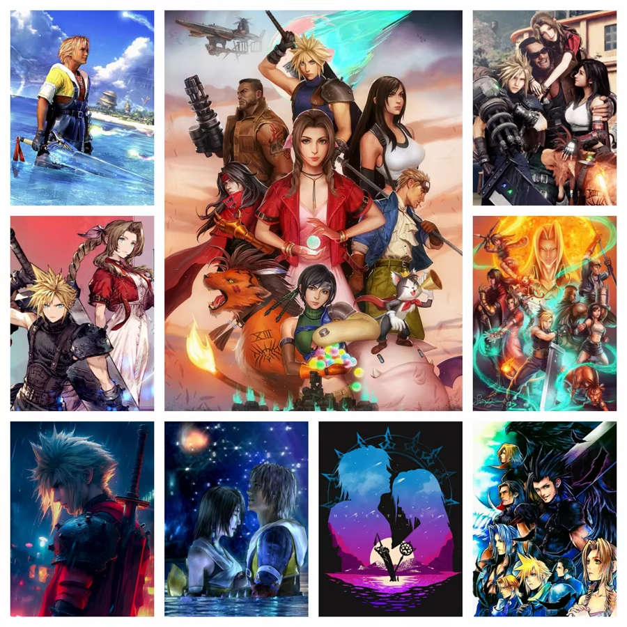 Home Improvement Tv Show - Final Fantasy Game Cartoon Design Oil