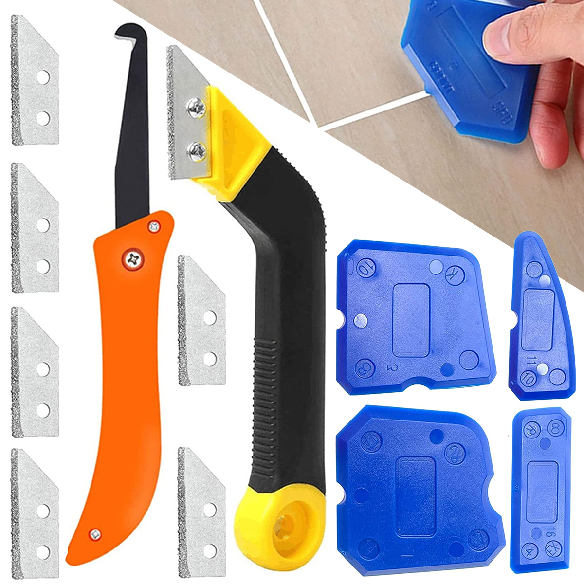 Grout Saw Removal - 12Pcs Grout Removal Tools Set Saw