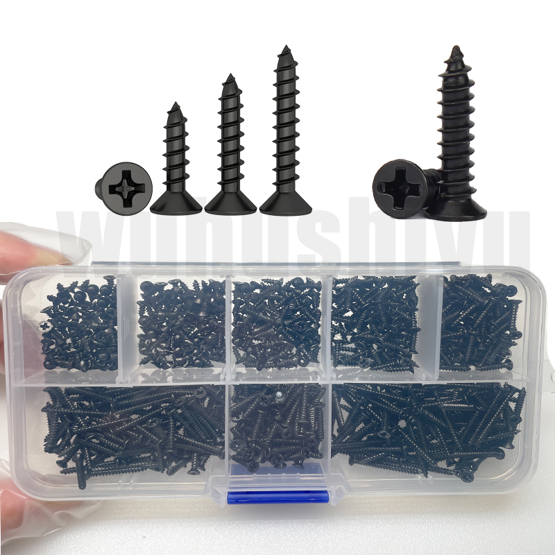 M2 black Flat Head Cross Carbo - Home Improvement And Diy บทวิจารณ์และราคา
