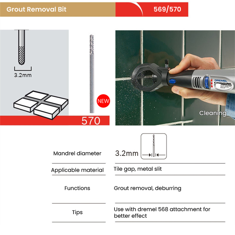 Dremel Cutting Cleaning Access - Grout Saw Removal บทวิจารณ์และราคา