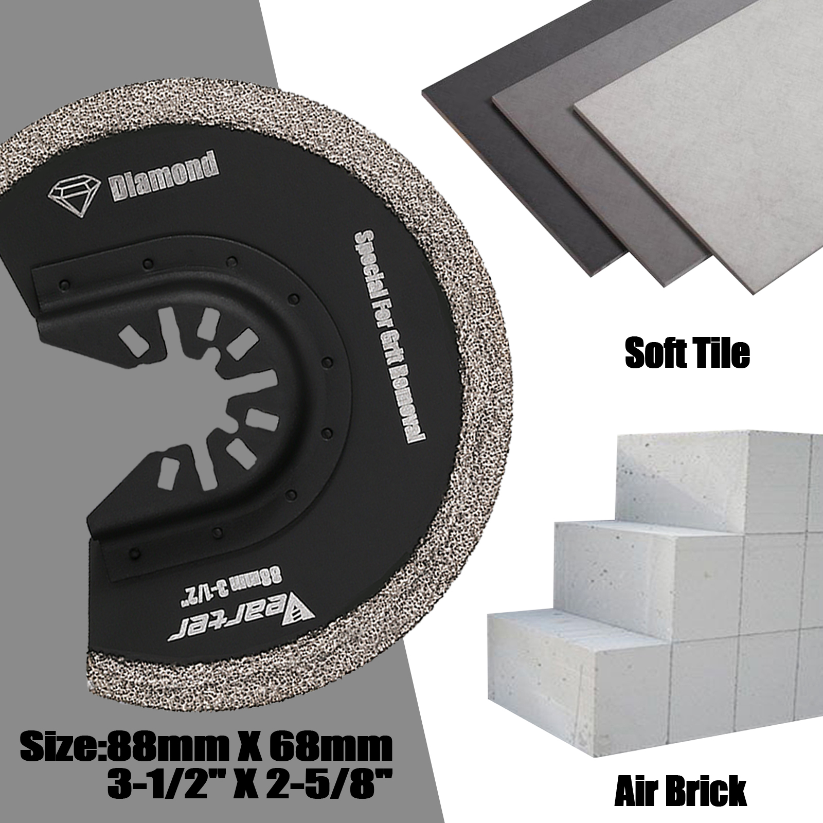 Vearter 4Pack Diamond Semi-Cir - Grout Saw Removal บทวิจารณ์และราคา