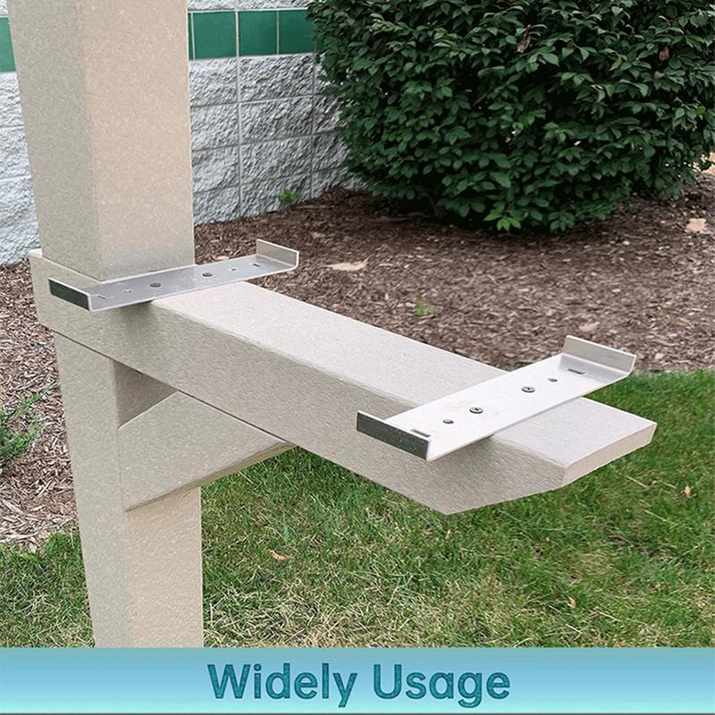 Mailbox Post Kit 2 Pieces Alum - Home Improvement And Tools บทวิจารณ์และราคา