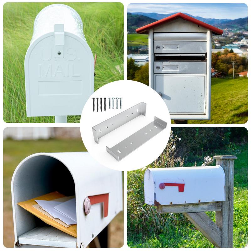 Mailbox Post Kit 2 Pieces Alum - Home Improvement And Tools บทวิจารณ์และราคา