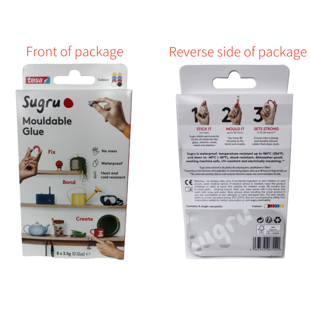 1 box=8 pcs Tesa Sugru Mouldab - Home Improvement And Diy บทวิจารณ์และราคา