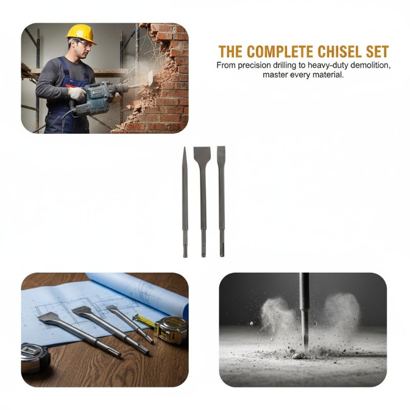 3Pcs SDS Plus Chisel Drill Bit - Home Improvement Center บทวิจารณ์และราคา