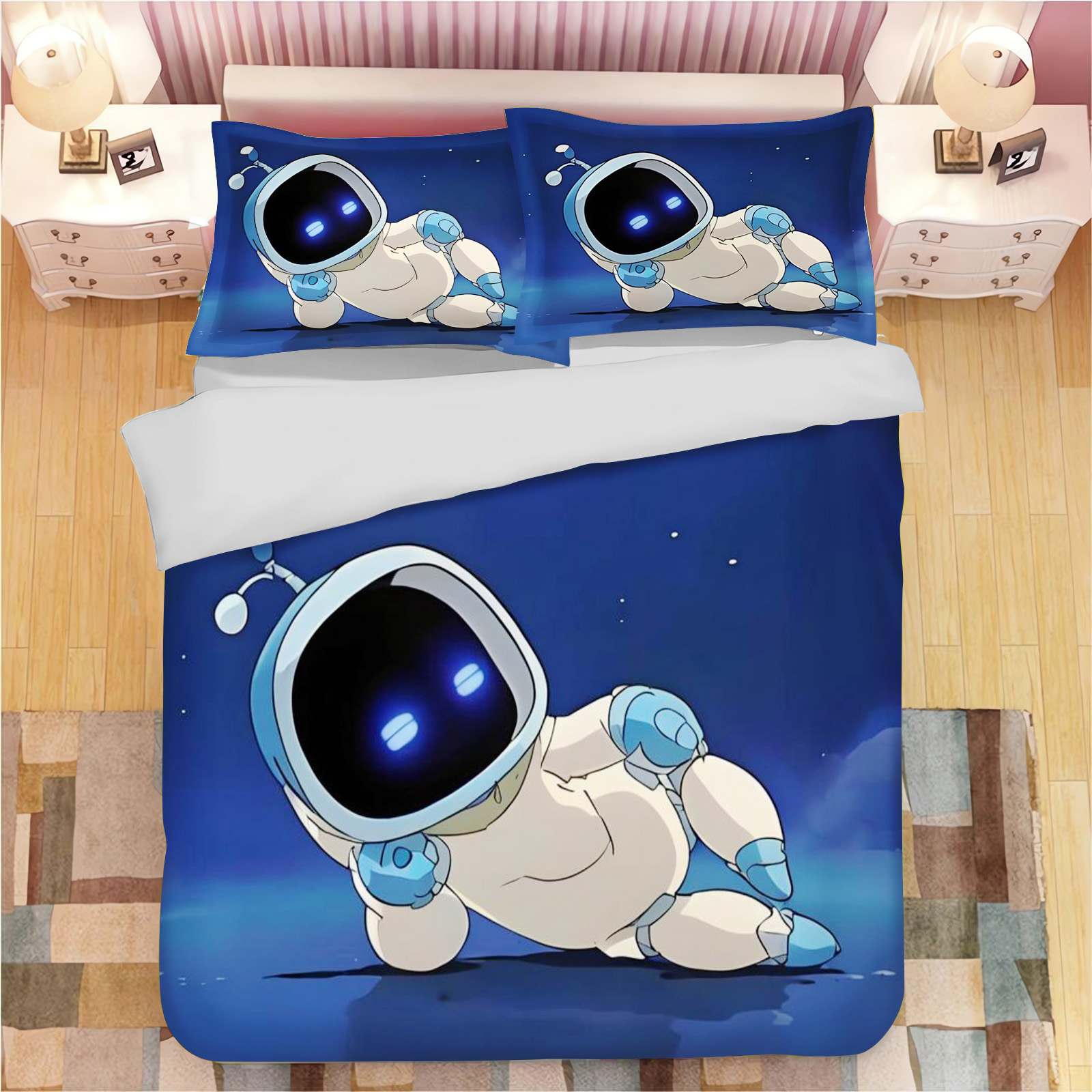 Print Cartoon Astro Bot Duvet  - Home Improvement Game บทวิจารณ์และราคา