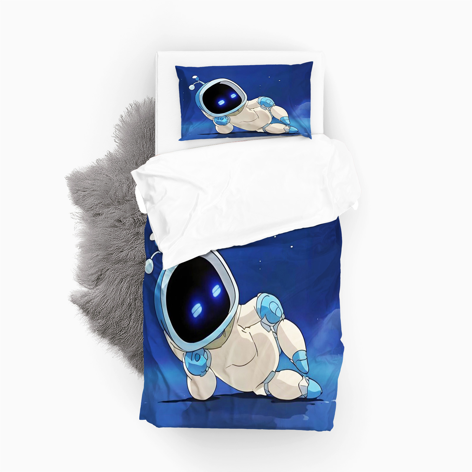 Print Cartoon Astro Bot Duvet  - Home Improvement Game บทวิจารณ์และราคา