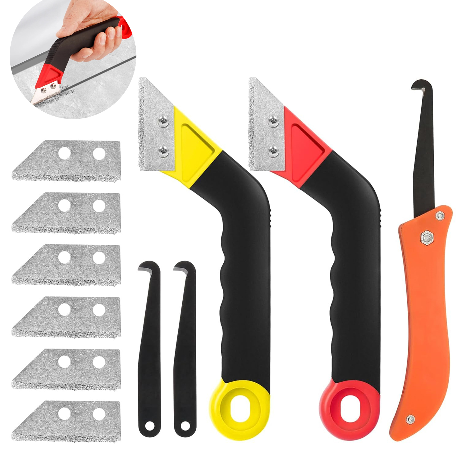 11PCS Grout Removal Tool Set w - Grout Saw Removal บทวิจารณ์และราคา