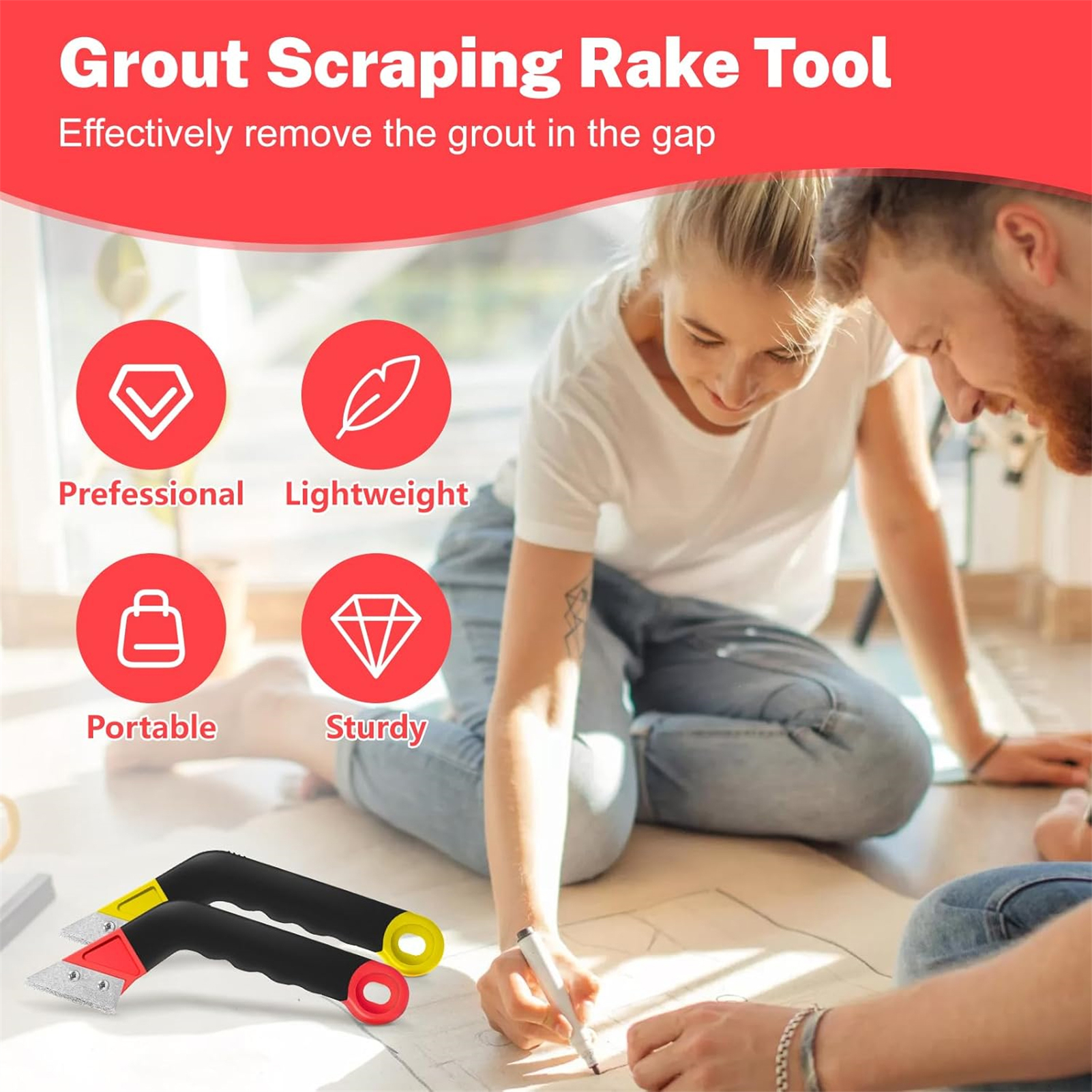 11PCS Grout Removal Tool Set w - Grout Saw Removal บทวิจารณ์และราคา