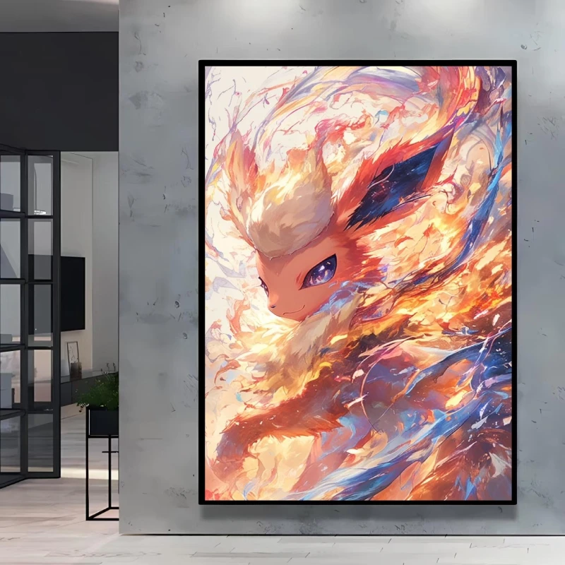 Pokemon Eevee Series Wall Art  - Home Improvement Tv Show บทวิจารณ์และราคา