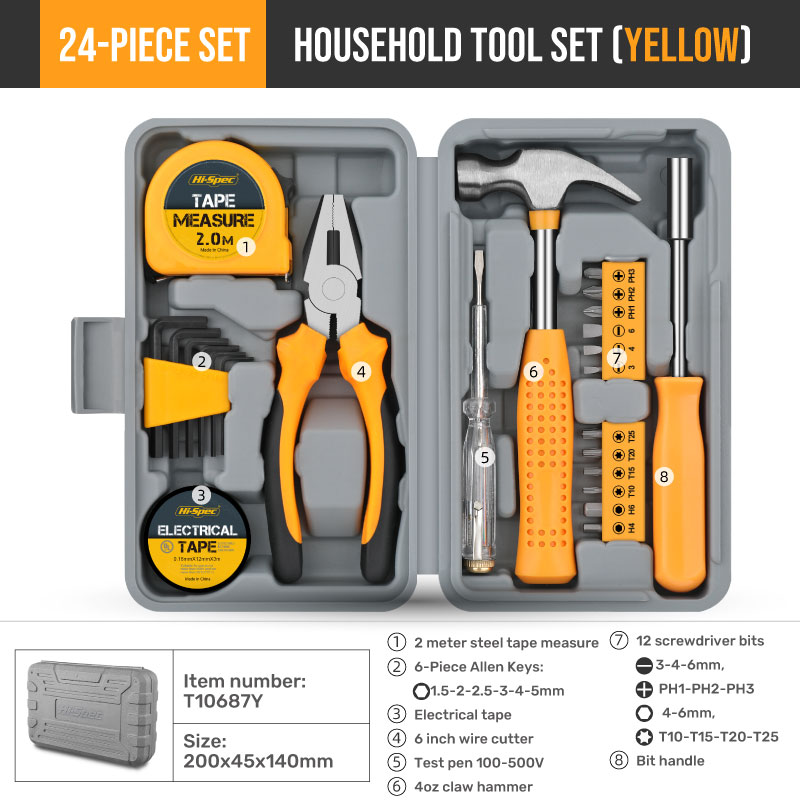 24-Piece Compact Home & Office - Home Improvement And Diy บทวิจารณ์และราคา