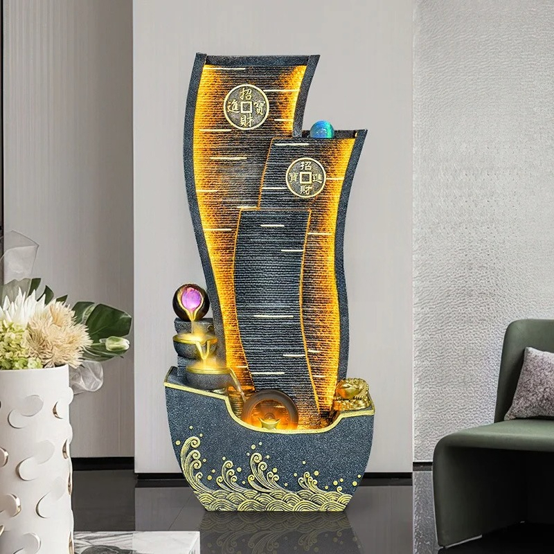 HJ flowing water fountain larg - Home Improvement Ending บทวิจารณ์และราคา