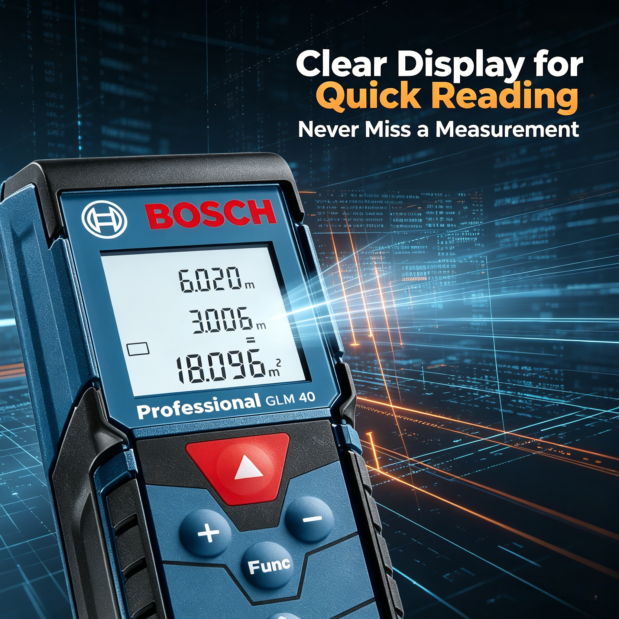 Bosch GLM40 Laser Range Finder - Home Improvement Center บทวิจารณ์และราคา