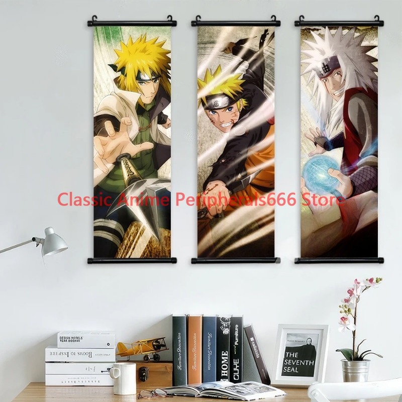 Naruto Hanging Painting Canvas - Home Improvement Tv Show บทวิจารณ์และราคา