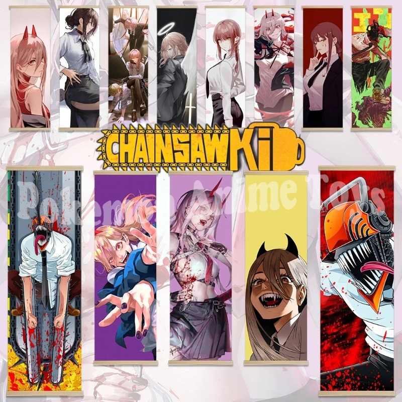 Chainsaw Man Anime Poster Wood - Home Improvement Tv Show บทวิจารณ์และราคา