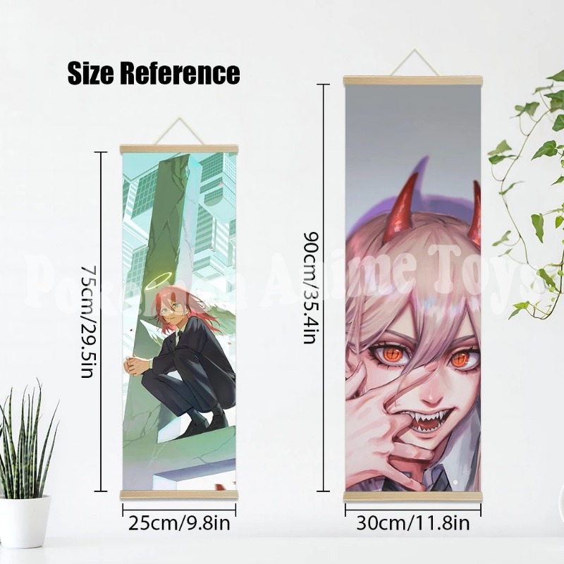 Chainsaw Man Anime Poster Wood - Home Improvement Tv Show บทวิจารณ์และราคา