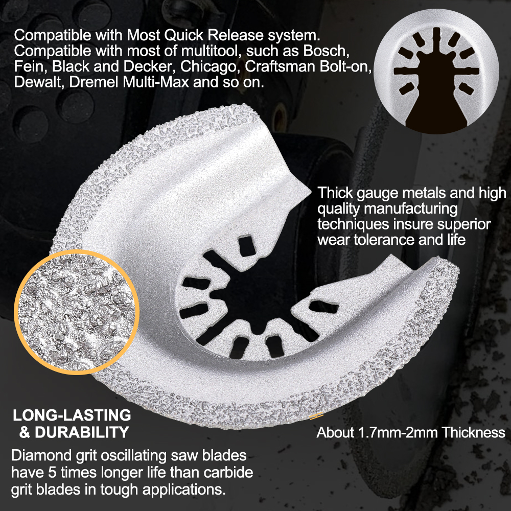 XCAN 1pc Diamond Semi Circle S - Grout Saw Removal บทวิจารณ์และราคา