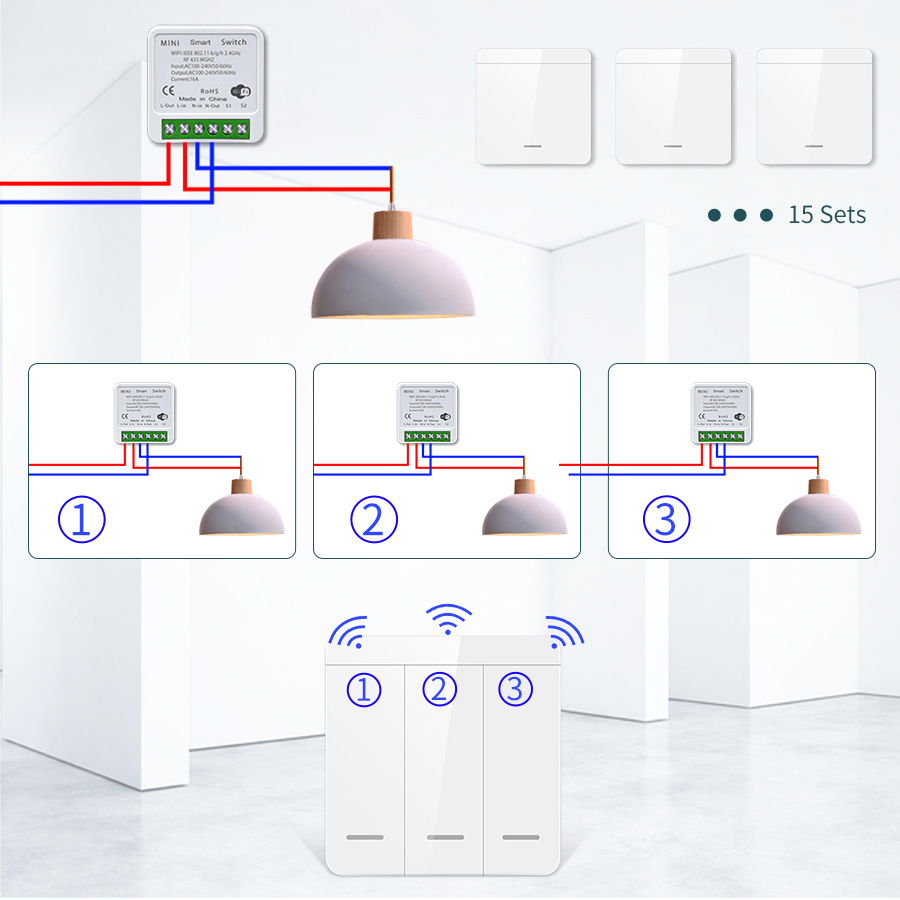 16A Tuya WiFi DIY Smart Switch - Home Improvement And Diy บทวิจารณ์และราคา