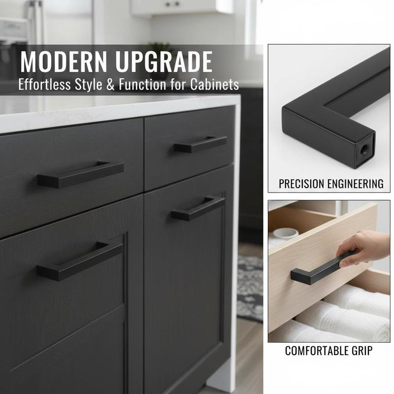 Slim Square Drawer Hardware 3. - Home Improvement Kitchen Set บทวิจารณ์และราคา
