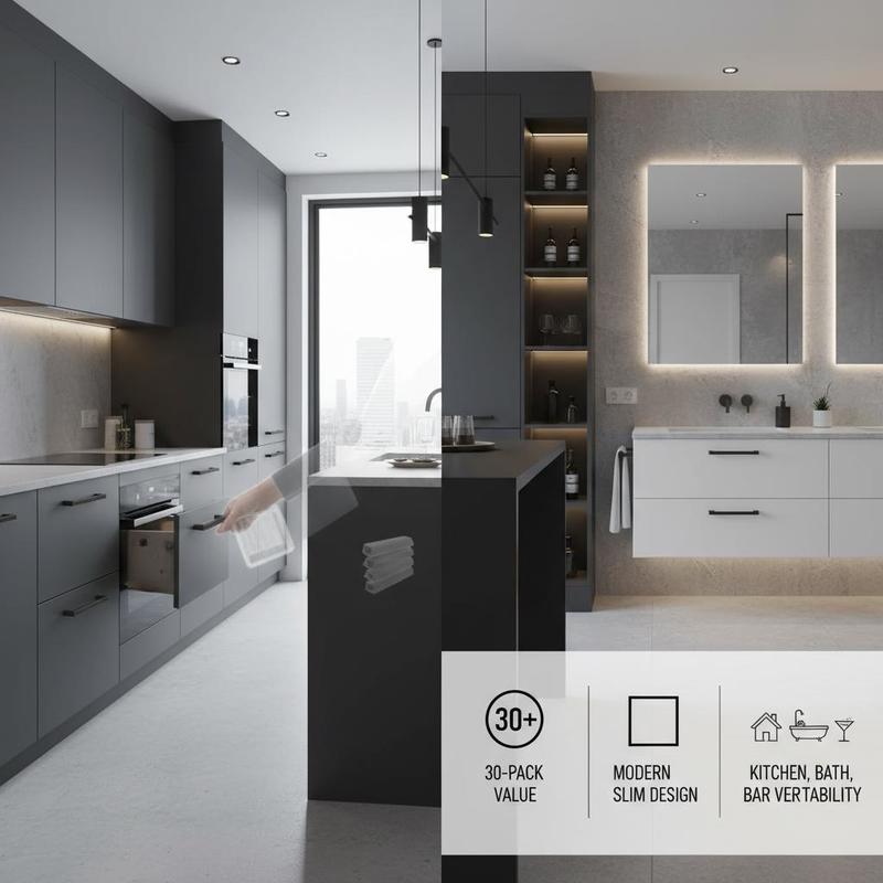 Slim Square Drawer Hardware 3. - Home Improvement Kitchen Set บทวิจารณ์และราคา