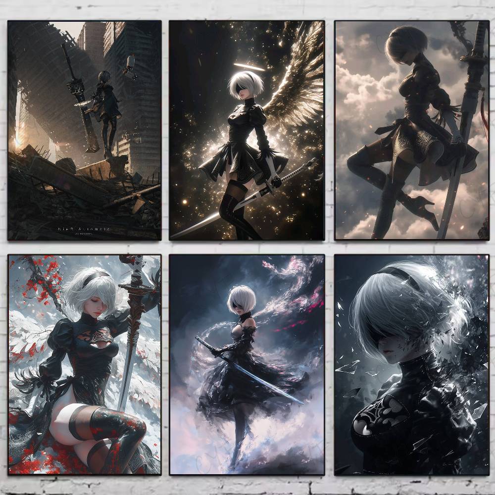 N-NieRAutomata Game Poster HD  - Home Improvement Game บทวิจารณ์และราคา