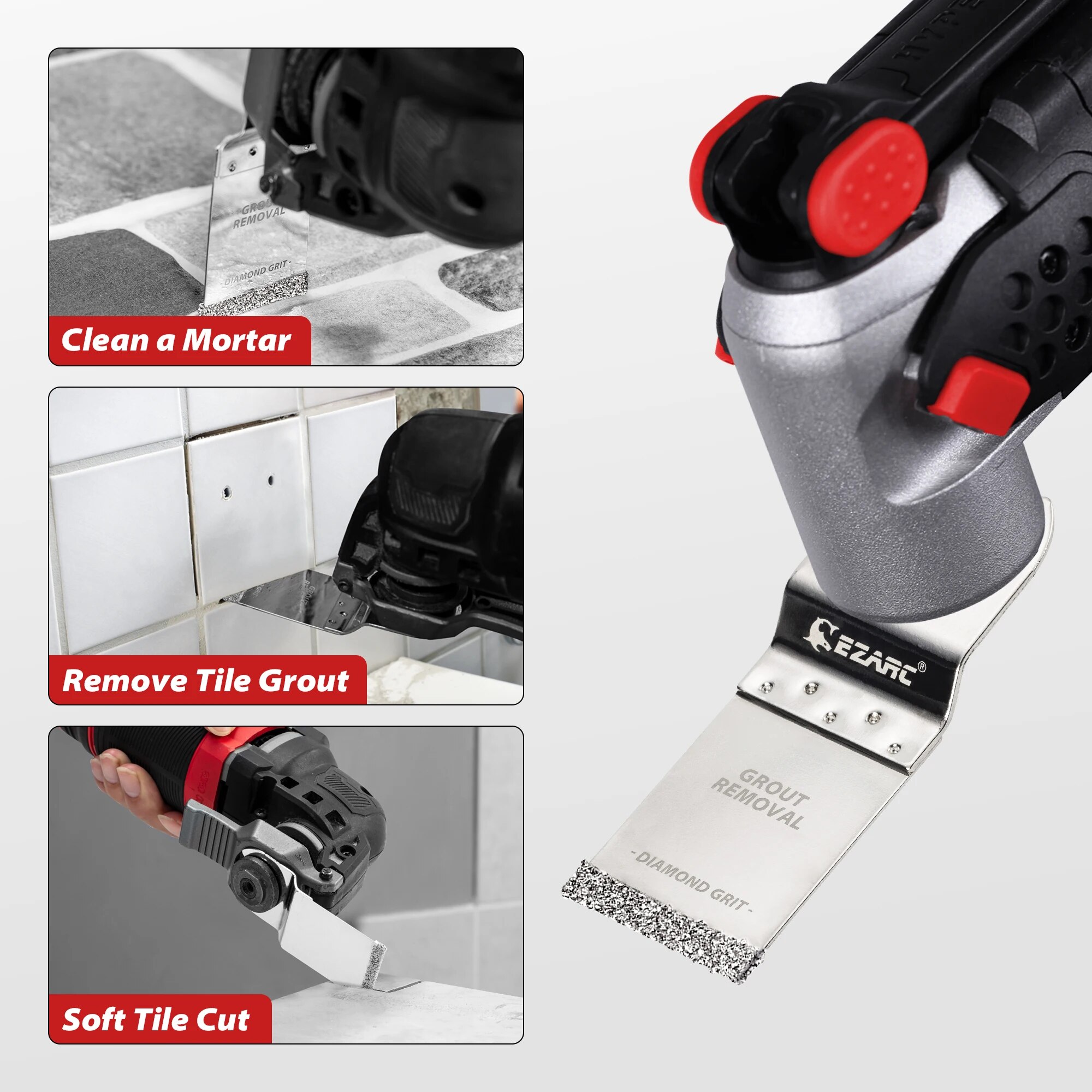 EZARC Oscillating Saw Blades 3 - Grout Saw Removal บทวิจารณ์และราคา
