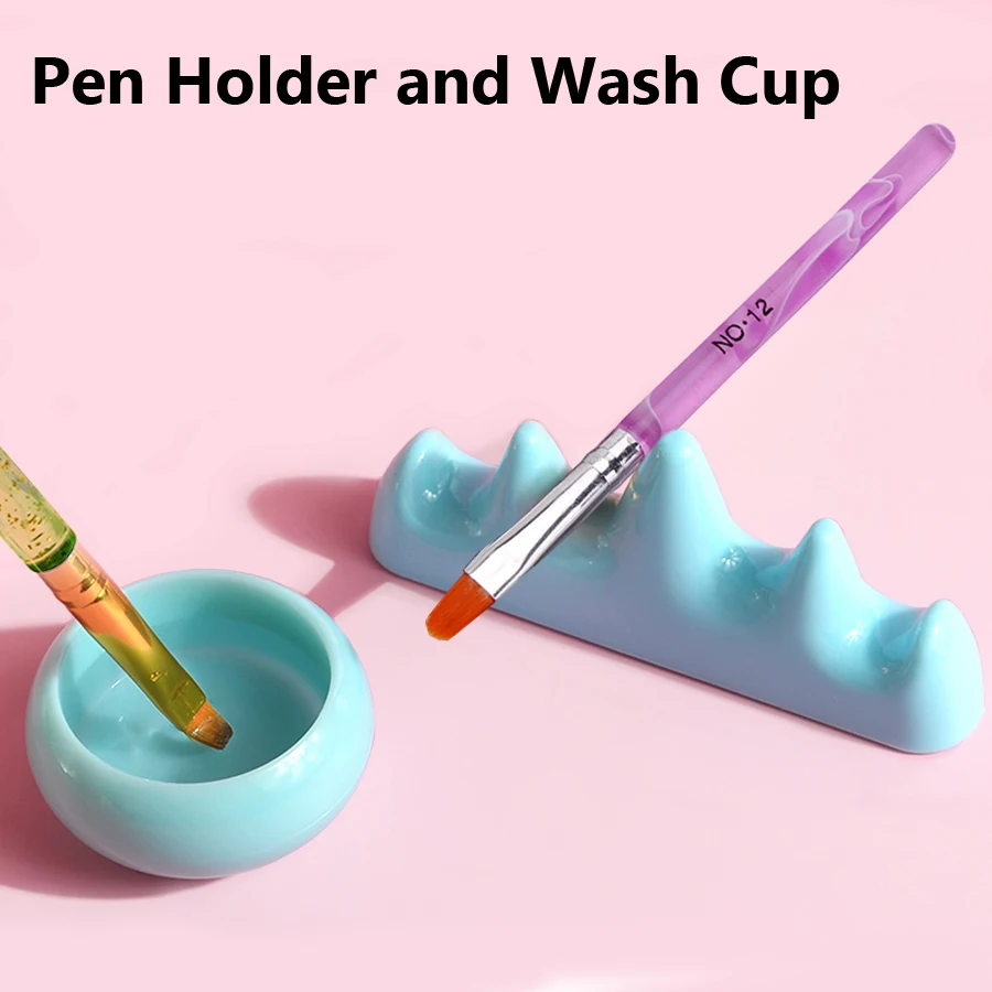 Acrylic Nail Brush Washing Bow - Home Improvement And Tools บทวิจารณ์และราคา