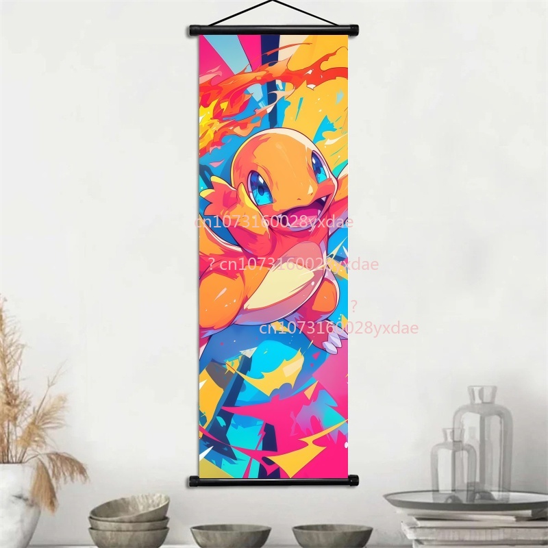 Anime Pokemon Scroll Painting  - Home Improvement Tv Show บทวิจารณ์และราคา