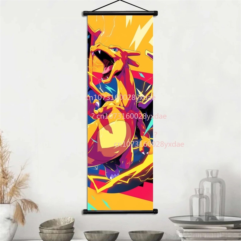 Anime Pokemon Scroll Painting  - Home Improvement Tv Show บทวิจารณ์และราคา